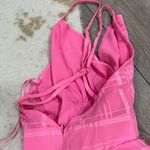 Pink Lily Delightfully In Love Hot Pink Ruffle Romper Photo 5