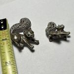 Lot Of 2 Matching Signed Gerry’s Brooch Pins grey squirrel Mommy / Child Set Photo 8