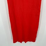 Modern Citizen Ally Dress Size Large NEW Ribbed Red Rib Twist Midi Bodycon NWOT Photo 11