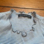 Brandy Melville  Blue Striped Women's Top Photo 3