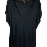 Central Park West Central Park V-Neck Black Sweater Top Size M Photo 0