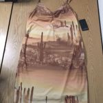 Caution to the Wind New Women’s Dress Arizona Print Dress Underlined Size Medium Photo 0