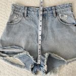 ROLLA'S Jeans Dusters High Rise Slim Distressed Denim Shorts Cut Offs Women’s 25 Blue Photo 4