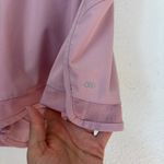 Solid Pastel Pink Athletic Shorts Photo 2