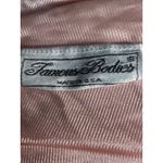 Vintage Sears Pink Lace Slip Maxi Dress 70s Nylon Nightgown USA Romantic Boudoir Size M Photo 5