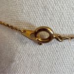 Vintage Gold Tone Faux Ruby Rhinestone Necklace Womens Costume Jewelry Photo 7