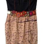 Anthropologie ANTHRO Gisele Barbosa Sleeveless Mini Dress‎ with Belt Photo 0