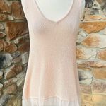 August Silk Women's Cross Back Ruffle Hem Sleeveless Top Photo 5