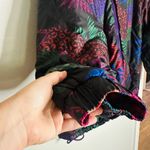 Farm Rio Crochet Patchwork Print Reversible Oversize Puffer Jacket Size Medium Photo 14