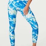 Wildfox Blue Tie Dye Leggings 7/8 length Size Small Photo 0