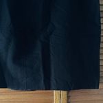 Loft Ann Taylor Women’s Linen Knee Length Black Skirt Size 10 Photo 2