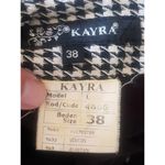 Houndstooth Kayra Womens Skirt Sz 38 EU Sz 10 US Maxi Pleated Yoke Equestrian Photo 8