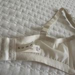 Soma Ivory Embroidery Lace & Mesh Semi Sheer Unlined Bra 36D Underwire Size undefined Photo 4