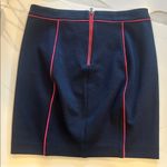 Club Monaco  Navy Pink Piping Pencil Skirt Size 4 EUC ADORABLE 🥰 Photo 3