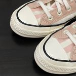 Converse 572701C Chuck 70 Hi Crafted Folk Jacquard Sneakers Egret/Pink Clay 8 Photo 7