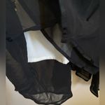 Adelyn Rae New Nola White with Black Embroidered Floral Woven Frill Dress #MBG Photo 8