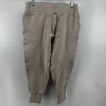 Varley  Amberley Jogger Pants High Rise Pleated Pull On Tapered Cream Medium Photo 5