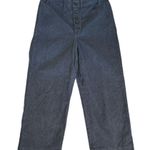 Marine layer  Bluish/Gray Corduroy Bridget Wide Leg Cropped Pants Size 12 Photo 3