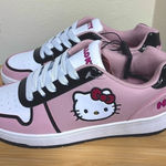 Sanrio Hello Kitty by  Size 8 NWT Women's Pink Low Top Court Sneakers‎ Shoes Photo 0