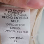 Entro  NAVY WHITE STRIPED PINEAPPLE PRINTED COTTON SHIRT DRESS S Photo 8