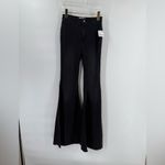 Free People  Just Float On Flare Jeans In Onyx Size 26 NWT Photo 3