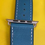 A OKAY Blue Top Genuine Leather Apple Watch Strap Set for 42mm/44mm Photo 8