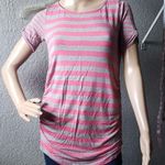 Jessica Simpson zipper maternity top small stripes Photo 0