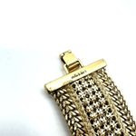 Stella & Dot  Phillipa Statement Bracelet Wide width Layering Gold tone Photo 7