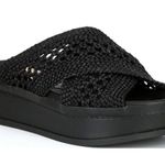 DV by Dolce Vit Vita Dolce Winona Platform Knit Sandals in Black Size 10 Photo 7