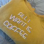 BOUTIQUE | Reversible yellow cropped hoodie Size L Photo 1