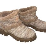 Circus by Sam Edelman NEW Clare Cozy Bootie Color: Natural Multi Knit/Shearling Photo 7