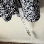 Kelly Renee Black White Patterned Wrap Maxi Dress L Old Money Horse Race Blue Size L Photo 7