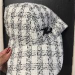 Karl Lagerfeld  Monochrome Tweed Hat Photo 0