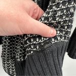 Aritzia Wilfred Silk Blend Black & White Long Sleeve Knit Open Cardigan Size XS Photo 6