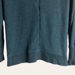 Anthropologie Saturday Sunday Dark Teal Blue Tie Back Pullover Sweater Size XS Photo 5