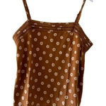 Market & Spruce  Linen Blend Adjustable Straps Bohemian Mustard Brown XXL #1881 Photo 0