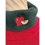 Gopher Sport Vintage 80’s/90’s Country Farm Style Red With Green Turtleneck Pull Size L Photo 10