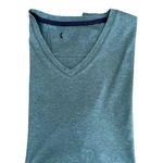 EAC Luxury Solid Green Short Sleeves Cotton V Photo 10