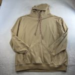 Natural Life  One Size OS Oversized Hoodie Sweatshirt Beige Baggy Grunge Punk Photo 1