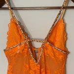 Victoria's Secret Very Sexy Sheer Lacy Orange Leopard Cami 2007 XS Photo 6