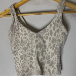 Lululemon  Align Tank Size 2 Nulu Cheetah‎ Camo Antique White No Padding Photo 0