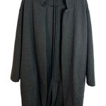 Philosophy  Textured Open Front Cardigan Duster Womens Size Medium Gray Photo 0