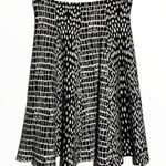 Milano Giraffe Print Knit Full Skirt Poodle Skirt 50s Black White Small 26" Photo 0