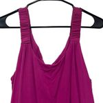 Vince Camuto 1X Plus Hot Pink Sheath Midi Dress Side Slits Summer Beach Resort Photo 3