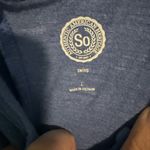 SO Set of 2  Women's Lace-Up Tank Tops - Charcoal and Cobalt Photo 1