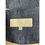 Indigo Blue Souk Hand Embroidered Open Jacket Chambray Size Large Photo 8