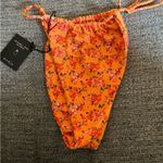 Skatie  Orange Floral Bikini Bottom Photo 0