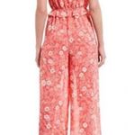 Red Dress Boutique NEW A Loves A Pink Floral Ruffle Sleeveless Jumpsuit M Photo 1