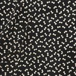 ZARA  Basic Sateen Black Mini Bow Wide Leg Cropped Trouser Pants Women's L NWT Photo 3