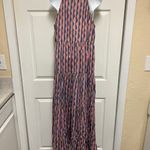 Oliphant Cotton Long Tiered Tassel Dress Pink Size M Photo 6